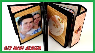 DIY Mini Album  How to Make a Scrapbook Photo Album for Camera Box  DIY Paper Crafts [upl. by Calen]