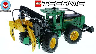 LEGO Technic 42157 John Deere 948L II Skidder  LEGO Speed Build Review [upl. by Roybn68]