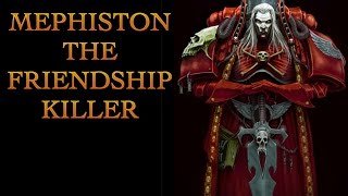 40 Facts amp Lore on Mephiston of the Blood Angels Warhammer 40k [upl. by Relyk]