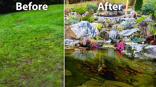 I Turned my Grass Yard into a Water Garden Oasis [upl. by Giff]