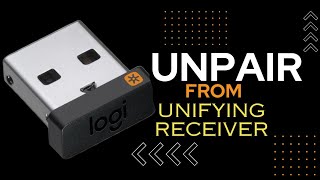 How to Unpair a Device from Logitech Unifying Receiver  2 Methods [upl. by Ennagroeg866]