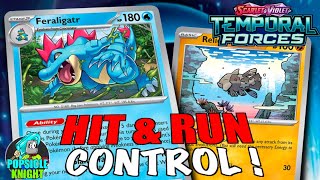 FERALIGATR  Hit amp Run and Control Strategies Pokémon TEMPORAL FORCES [upl. by Aenet]