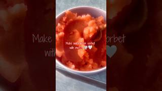 Watermelon sorbet🍉🍧🤍 preppyyyy viralvideo preppy aesthetic song cooking watermelon [upl. by Enrol672]