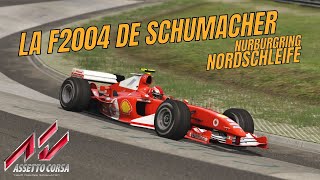 Michael Schumachers F2004 Record Lap Nurburgring [upl. by Ymma]