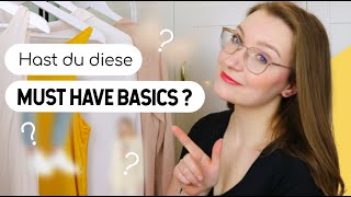 10 MUST HAVES die in DEINEM KLEIDERSCHRANK nicht fehlen dürfen ✨ Shoppingtipps für Basics [upl. by Ahsetel619]