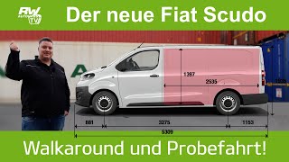 Fiat Scudo  Alles was der Handwerker braucht  Walkaround [upl. by Tebazile]