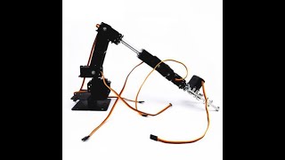 Small Hammer DIY 6DOF Metal RC Robot Arm Kit With MG996 Servos [upl. by Faucher]