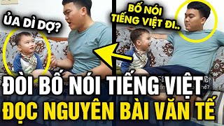 Thấy con ĐÒI NGHE TIẾNG VIỆT ông bố đọc luôn bài VĂN TẾ NGHĨA SĨ CẦN GIUỘC cho cậu cả  Tin 3 Phút [upl. by Nageet]