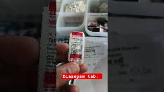 Diazepam tab 👩‍⚕ medicine pharmacy shorts [upl. by Enilhtak]