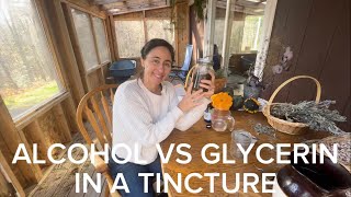 Learn The Difference Between Alcohol Tincture VS Glycerin Tincture [upl. by Hacceber411]