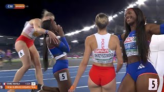 Cyréna SAMBAMAYELA Dominates Womens 100m Hurdles Final ROMA 2024 Athletics [upl. by Caralie]