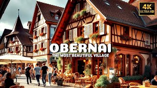 Obernai One Of The Most Beautiful Village In France 4K Walking Tour [upl. by Lahcym]