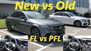 Mercedes C Class 2019 FL vs PFL whats the difference [upl. by Abil]