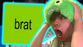 Charli xcx  BRAT REACTION [upl. by Yerffej152]