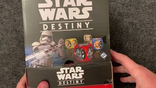 Star Wars Destiny  Spirit of the Rebellion  Booster Box opening [upl. by Imtiaz]