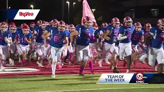 KMBCs HyVee Team of the Week Bishop Miege football [upl. by Apgar822]