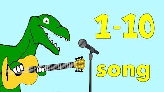 1 to 10 Numbers song  featuring T Rex [upl. by Hyde]