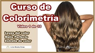 Leyes de Colorimetria  Matiz Perfecto y Estrella de Color Curso de Colorimetría 1 de 10 [upl. by Kaylyn840]