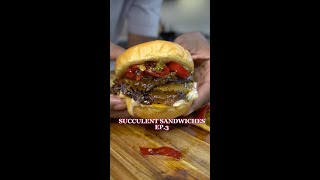 Black Bean Smash Burger [upl. by Atikan]