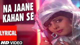 Na Jane Kahan Se Lyrical Video  Chaalbaaz  Amit Kumar Kavita Krishnamurthy  Sunny Deol Sridevi [upl. by Penelope175]