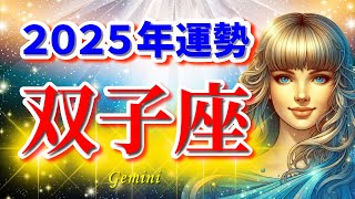 【双子座♊】2025年運勢🌈大激変の年☆運命の歯車が動き出す🌟幸せをつかむ開運ヒント✨【年間保存版】Gemini2025～恋愛 仕事 タロット占い～ [upl. by Lidda]