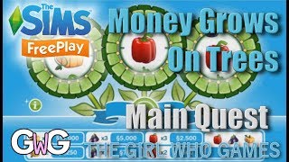 The Sims Freeplay Money Grows On Trees Quest [upl. by Odraude]