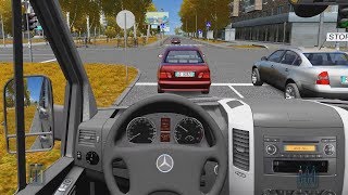 City Car Driving  MercedesBenz 313CDI Sprinter  Fast Driving [upl. by Crooks]