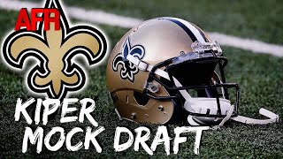 Kiper 2Round Mock Saints Address BIGGEST NEEDS At OT WR  New Orleans Saints Draft Preview [upl. by Zetnod]