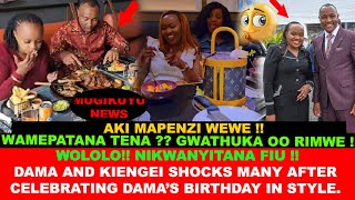 WAMEPATANA TENA HUTAAMINI DAMA AND KIENGEI KUGEGIA AINGI AFTER DOING THIS DURING DAMAS BIRTHDAY [upl. by Orpha]