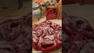 Easy Red Velvet Cinnamon Rolls Recipe [upl. by Eversole]