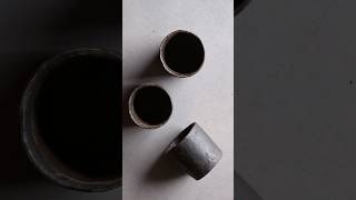 Handmade ceramic mugs pottery ceramics ceramicstudio handmade tableware dinnerware wabisabi [upl. by Helsell]