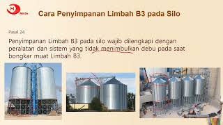 9 Cara Penyimpanan Limbah B3 pada Silo  PERMENLHK No12 Tahun 2020Penyimpanan Limbah B3 [upl. by Obala]