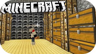 SALA de BAÚS PRONTA  ORDINÁRIOS EM MINECRAFT 15 Parte 2 [upl. by Anisah]