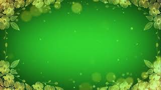 FloralBokeh Effect On Green Screen Background [upl. by Boycey]