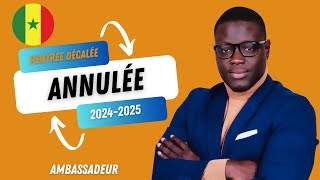 L’annulation de la rentrée décalée ne concerne pas tous les pays Sénégal Maroc [upl. by Widera]