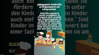 Pädagogische Fachkräfte als Organisatoren von Lernprozessen shorts pädagogik [upl. by Cogn670]