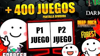 Jugar TODO en Pantalla dividida ⭐⊙⊙⭐  Como usar nucleoscoop  GUIA  Lista de juegos [upl. by Anthe]