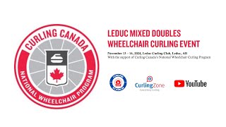 LinoDavis vs BenevidesFowler  Draw 4  Leduc Mixed Doubles Wheelchair Curling Event 6 [upl. by Kciwdahc]