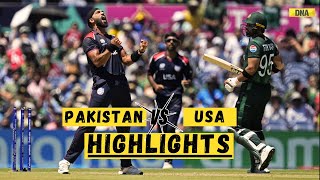 Pakistan Vs USA Highlights USA Won By 5 Runs In Super Over Against Pakistan I T20 World Cup 2024 [upl. by Lunneta56]