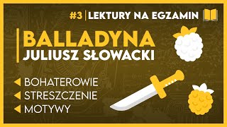 Streszczenie BALLADYNA 📖  KOMPLETNE OPRACOWANIE  karta lektur ✅️  Lektury Szkoła Podstawowa [upl. by Janicki]