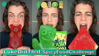 LukeDidThat Spicy Food Challenge TikTok Videos 2023 New LukeDidThat TikTok Compilations [upl. by Tye641]