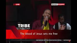 ECG TRIBE OF JUDAH SONGS  THE BLOOD OF JESUS SETS ME FREE FT TSHIRE  BEST WORSHIP MOMENTS [upl. by Labana906]