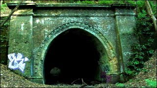 Ghostly Disused Railway Hythe Kent to Sandling 1874 and Abandoned Hayne Tunnel [upl. by Domonic]