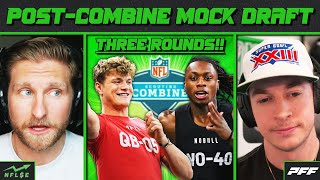 3ROUND POSTCOMBINE MOCK DRAFT  NFL Stock Exchange [upl. by Norman]