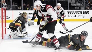 Josh Archibald goes top shelf on backhand to bring the Coyotes dads to their feet [upl. by Cela842]