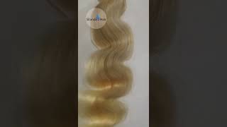 Body Wave 613 Blonde Hair Weaves Remy Human Hair Bundles For Women [upl. by Ttirrej]