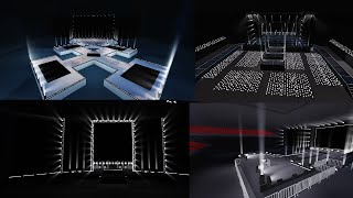 ROBLOX RH DANCE STUDIO CONCERT STAGE CODES  PART 13 [upl. by Colner]