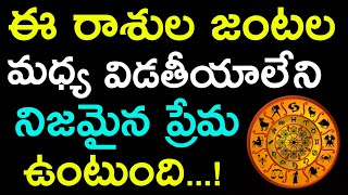 ఈ రాశుల జంటల మధ్య విడతీయలేని నిజమైన ప్రేమ ఉంటుంది  True love zodiac signs  Luckiest zodiac signs [upl. by Palumbo]