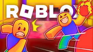 Playing Dodgeball in ROBLOX [upl. by Cordle]