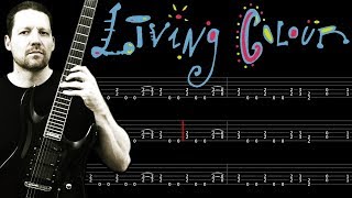 Cult Of Personality LIVING COLOUR  Guitar Tab  Lesson [upl. by Leahcir]